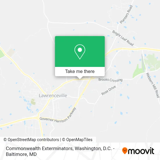 Commonwealth Exterminators map