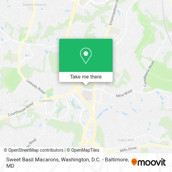 Sweet Basil Macarons map