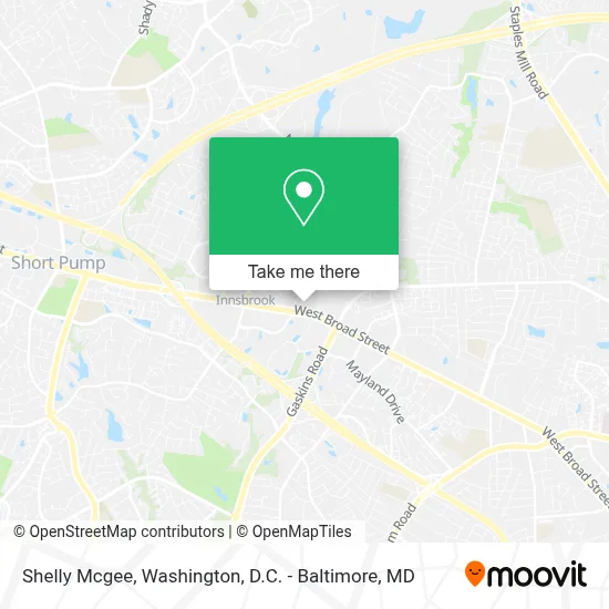 Shelly Mcgee map