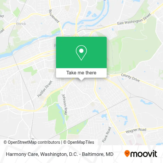 Harmony Care map