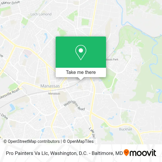 Pro Painters Va Llc map