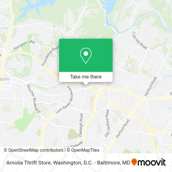 Arnolia Thrift Store map