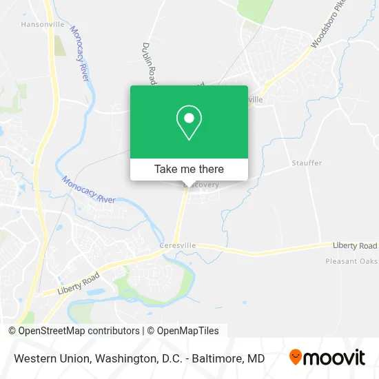 Western Union map