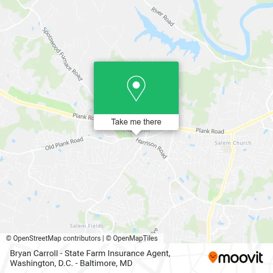 Bryan Carroll - State Farm Insurance Agent map