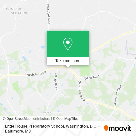Little House Preparatory School map