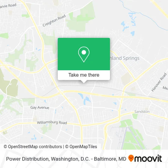 Power Distribution map