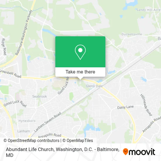 Abundant Life Church map