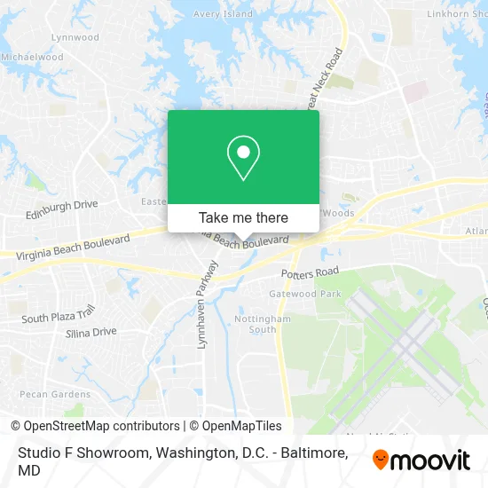 Studio F Showroom map