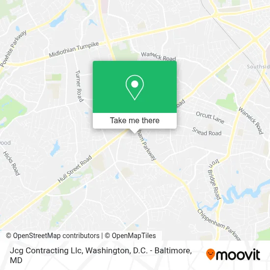 Jcg Contracting Llc map