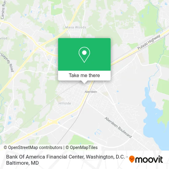 Bank Of America Financial Center map