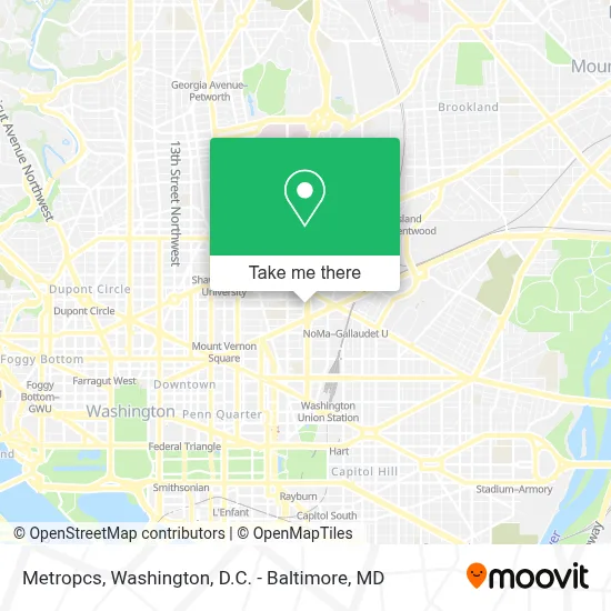 Metropcs map
