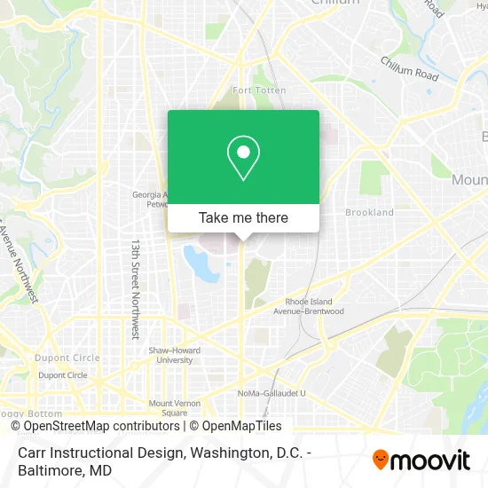 Carr Instructional Design map