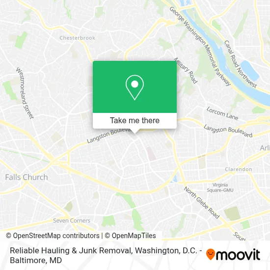 Reliable Hauling & Junk Removal map