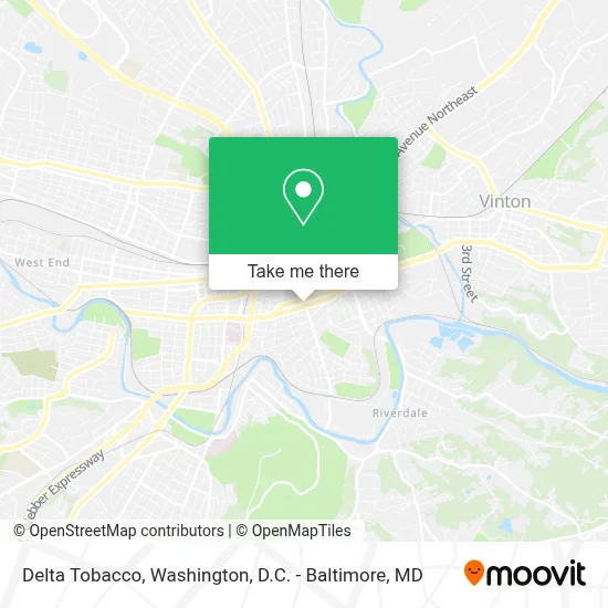 Delta Tobacco map