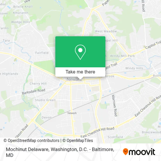 Mochinut Delaware map