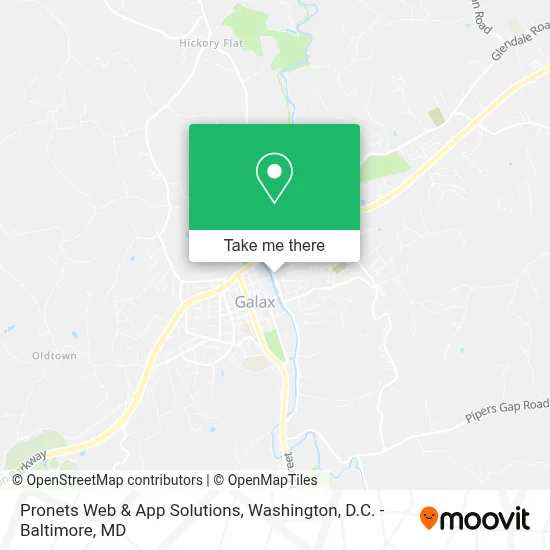 Pronets Web & App Solutions map
