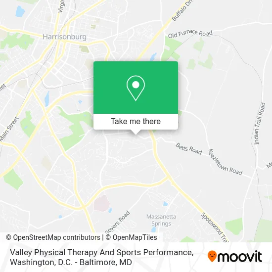 Valley Physical Therapy And Sports Performance map