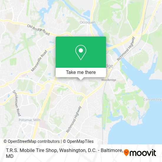 T.R.S. Mobile Tire Shop map