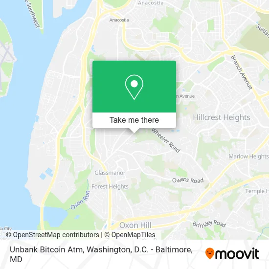 Unbank Bitcoin Atm map