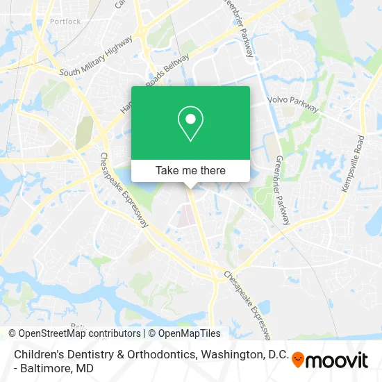 Children's Dentistry & Orthodontics map