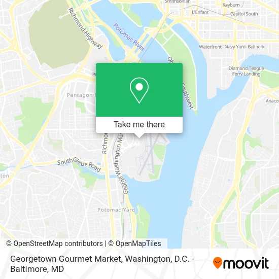 Georgetown Gourmet Market map