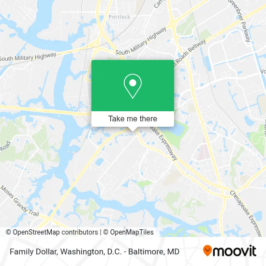 Family Dollar map