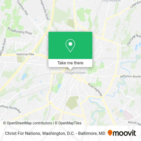 Christ For Nations map