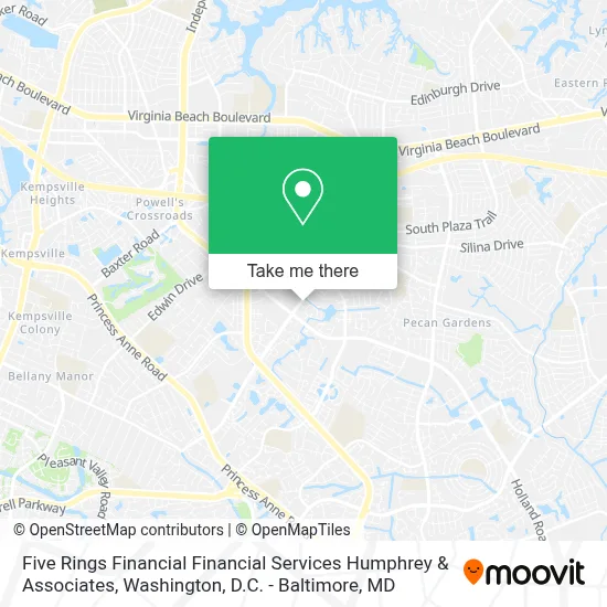 Five Rings Financial Financial Services Humphrey & Associates map