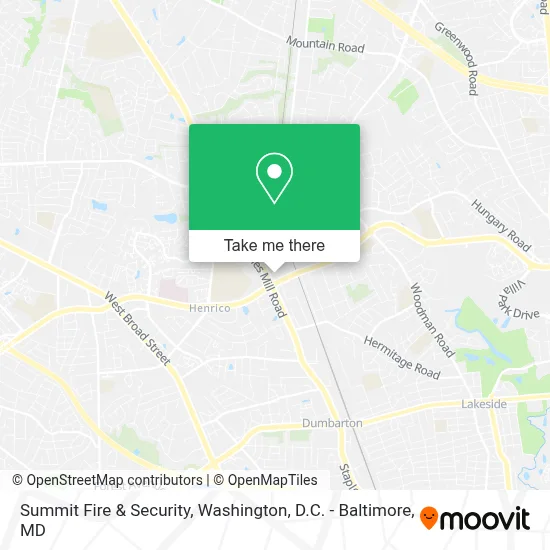 Summit Fire & Security map