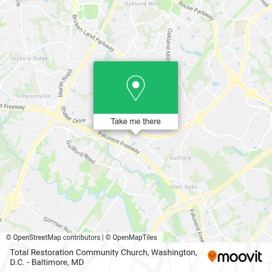 Total Restoration Community Church map