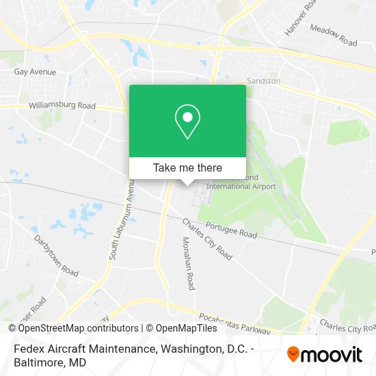 Fedex Aircraft Maintenance map
