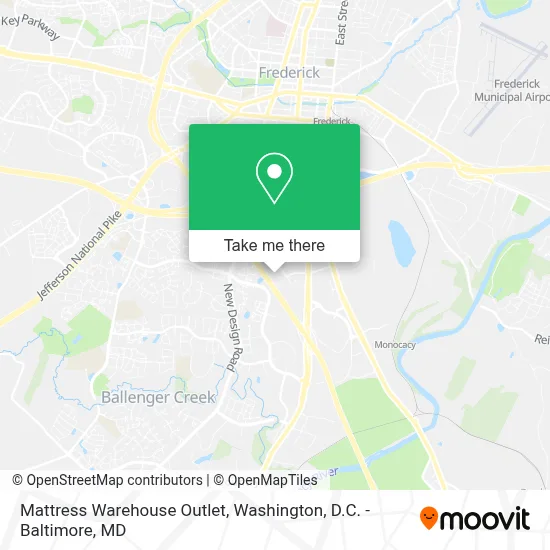 Mattress Warehouse Outlet map