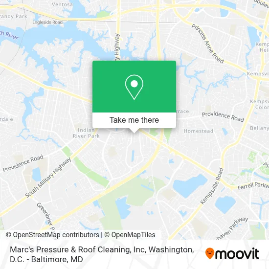 Marc's Pressure & Roof Cleaning, Inc map