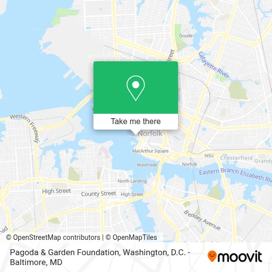 Pagoda & Garden Foundation map