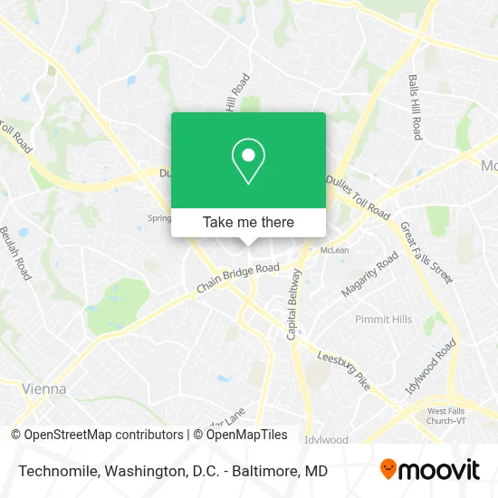 Technomile map