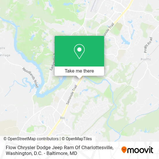 Flow Chrysler Dodge Jeep Ram Of Charlottesville map