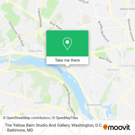 The Yellow Barn Studio And Gallery map