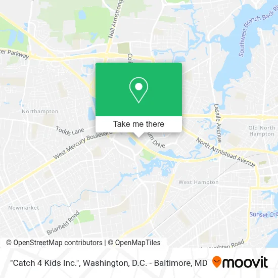 "Catch 4 Kids Inc." map