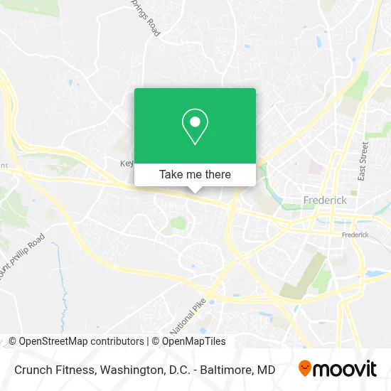 Crunch Fitness map
