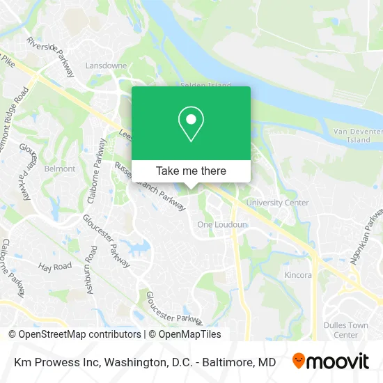 Km Prowess Inc map