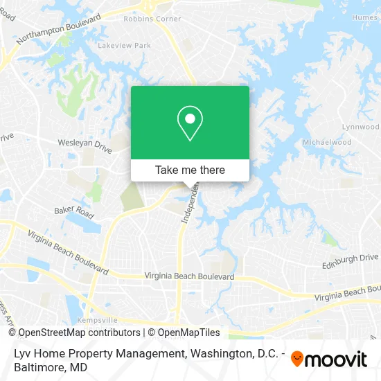 Lyv Home Property Management map