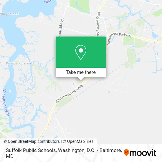 Suffolk Public Schools map