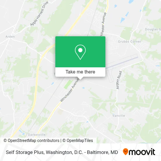 Self Storage Plus map