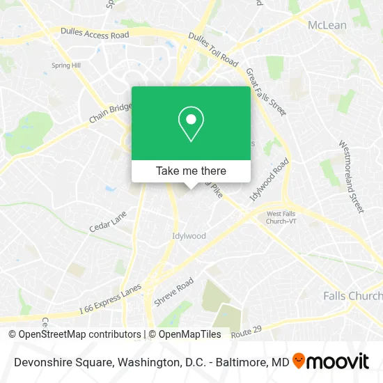 Devonshire Square map
