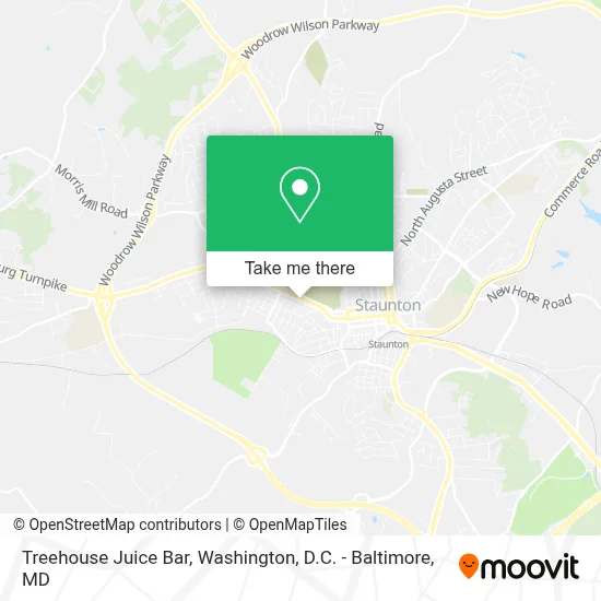 Treehouse Juice Bar map