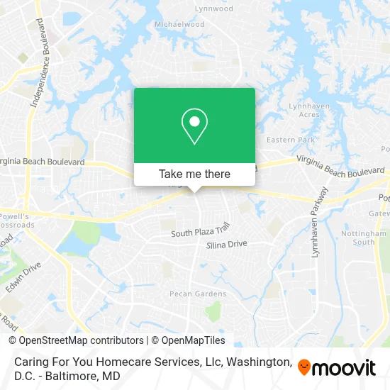 Caring For You Homecare Services, Llc map
