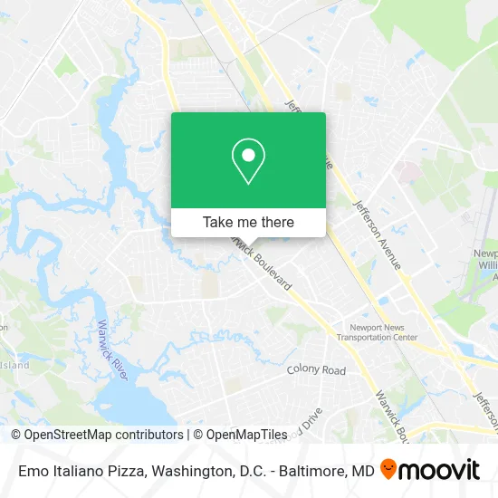 Emo Italiano Pizza map
