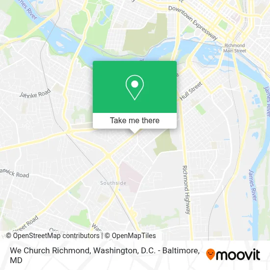 We Church Richmond map