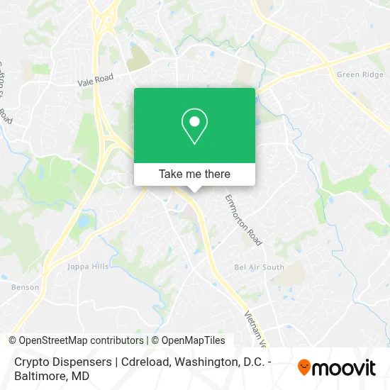 Crypto Dispensers | Cdreload map