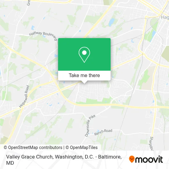 Valley Grace Church map